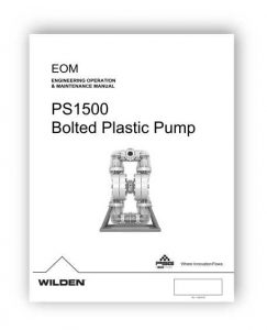 کاتالوگ پمپ دیافرگمی 3 اینچ ویلدن مدل PS1500 سری ADVANCED PLASTIC