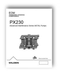 کاتالوگ پمپ دیافراگمی 1 اینچ ویلدن مدل PX230 سری ADVANCED FIT METAL