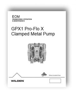 کاتالوگ پمپ دیافراگمی 1/2 اینچ ویلدن مدل GPX1 سری ORIGINAL METAL