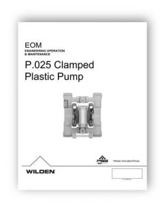 کاتالوگ پمپ دیافراگمی 1/4 اینچ ویلدن مدل P025 سری ORIGINAL PLASTIC